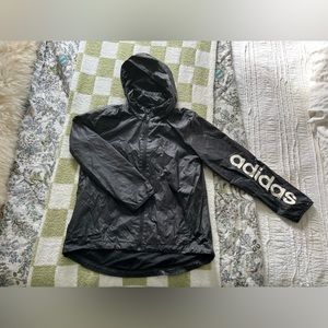 Adidas Hooded Windbreaker size L